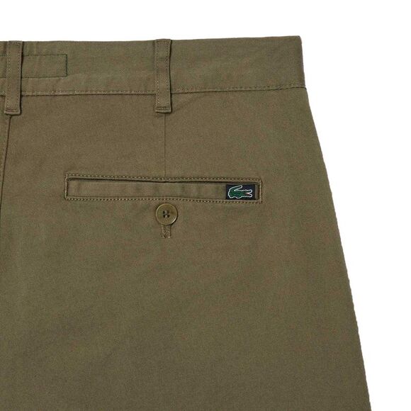 Lacoste Mens Cotton Stretch Slim Chinos / Green